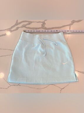 Nike Pastel Blue Drawstring Athletic Skirt